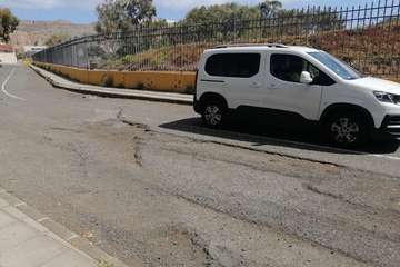Abandono del Parque de las Mil Palmeras del Valle de Jinámar/TA.